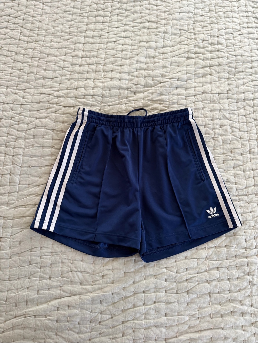 adidas Navy Blue firebird shorgs - Picture 2 of 4